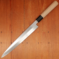 Hitohira Kikuchiyo Manzo 270mm Yanagi Shirogami 3 Ho Wood - LEFTY