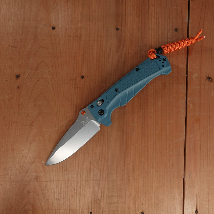 Benchmade 18060 Adira Drop Point CPM-Magnacut AXIS Lock Depth Blue Grivory Handle