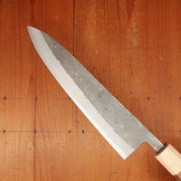 Hitohira TD 210mm Gyuto SLD Stainless Clad Nashiji Walnut