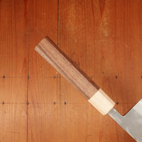 Hitohira TD 210mm Gyuto SLD Stainless Clad Nashiji Walnut