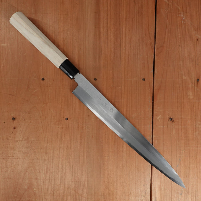 Morihei Yoshitomo 270mm Yanagi Carbon Poplar Handle