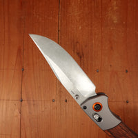 Benchmade 15080-2 Crooked River Clip Point CPM-S30V AXIS Lock Stabilized Wood Handle