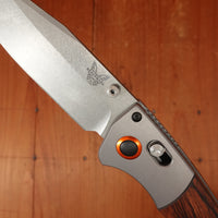 Benchmade 15080-2 Crooked River Clip Point CPM-S30V AXIS Lock Stabilized Wood Handle