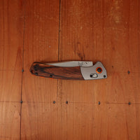 Benchmade 15080-2 Crooked River Clip Point CPM-S30V AXIS Lock Stabilized Wood Handle