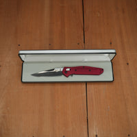Vintage Benchmade 941BC1RED Drop Point 154CM AXIS Lock Red Anodized Aluminum Handle - 2002 Limited Edition 062/500