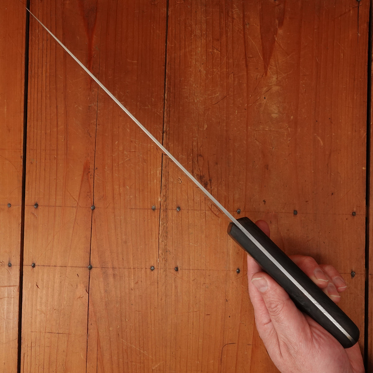 Refurbished K.C. Seelbach 10" Scimitar Stainless Solingen 1950-60s