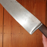 Dexter 10" Chef Knife 48910 Carbon Steel Rosewood & Nickel USA 1950s-70s