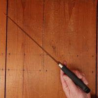 Pernot 10" Nogent Syle Chef Knife Carbon Steel Nickel Walnut Nogent France 1950s-60s