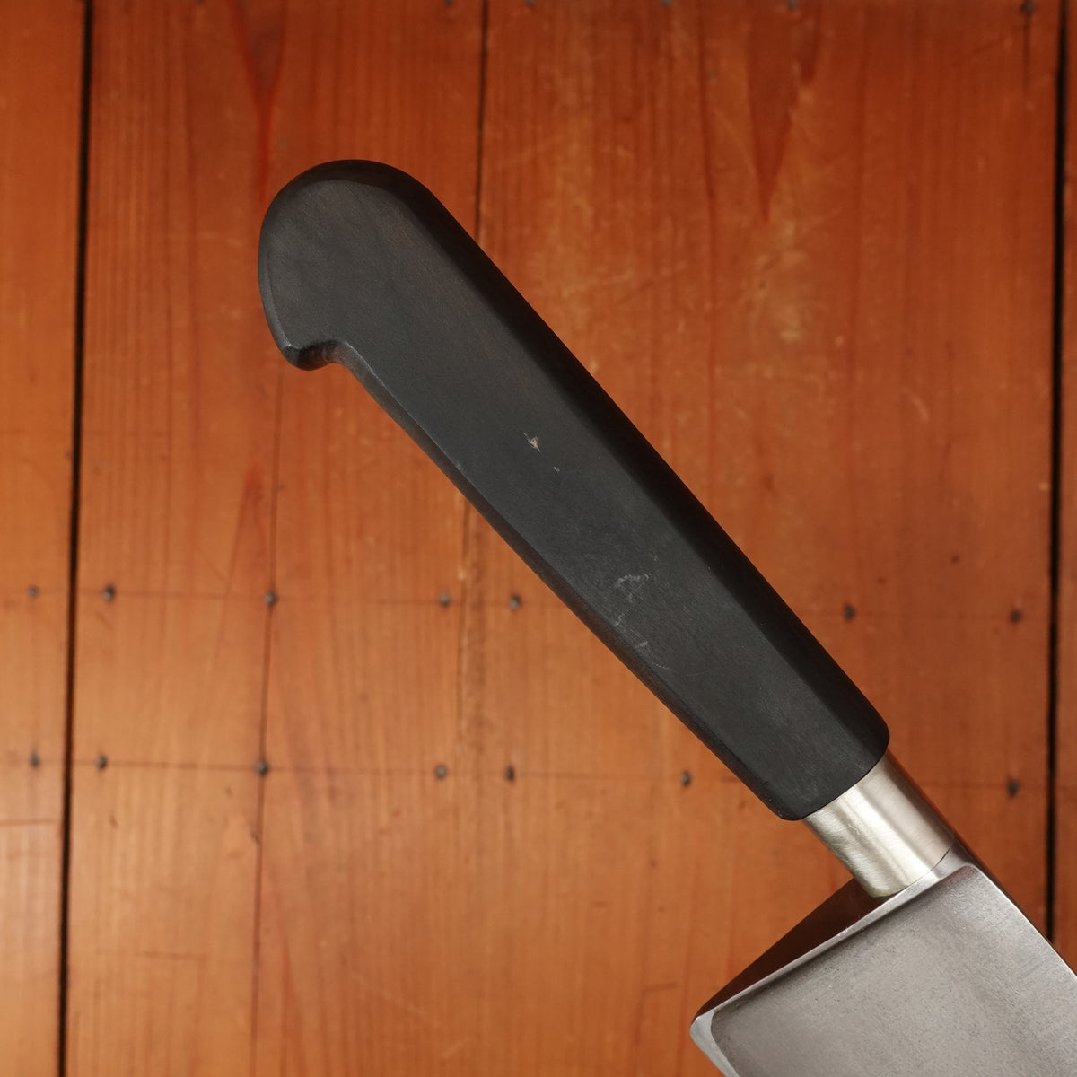 Pernot 10" Nogent Syle Chef Knife Carbon Steel Nickel Walnut Nogent France 1950s-60s