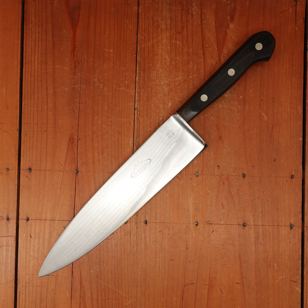 Dexter Connoiseur 10" Chef Knife Forged Stainless Steel Pakka & Nickel USA 1960s-70s