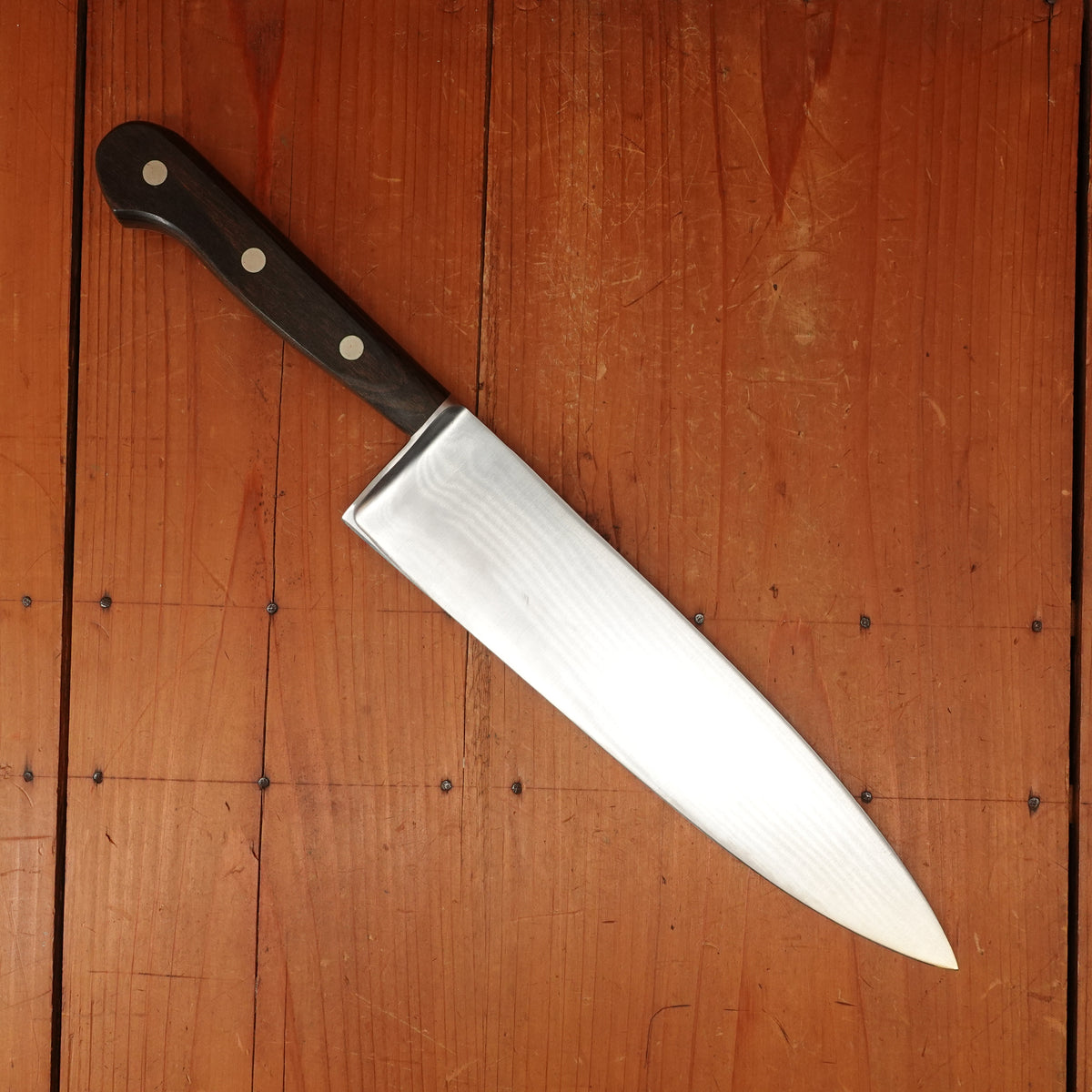 Dexter Connoiseur 10" Chef Knife Forged Stainless Steel Pakka & Nickel USA 1960s-70s