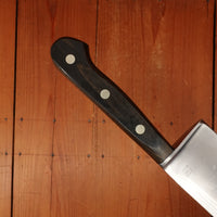 Dexter Connoiseur 10" Chef Knife Forged Stainless Steel Pakka & Nickel USA 1960s-70s