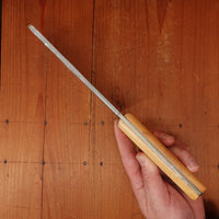 J A Henckels 6" Cleaver Model 110-8" Carbon Steel Boxwood Solingen, Germany 1960s