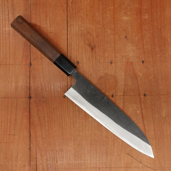 Hatsukokoro Kurokaze 180mm Gyuto Stainless Clad Shirogami 2 Walnut