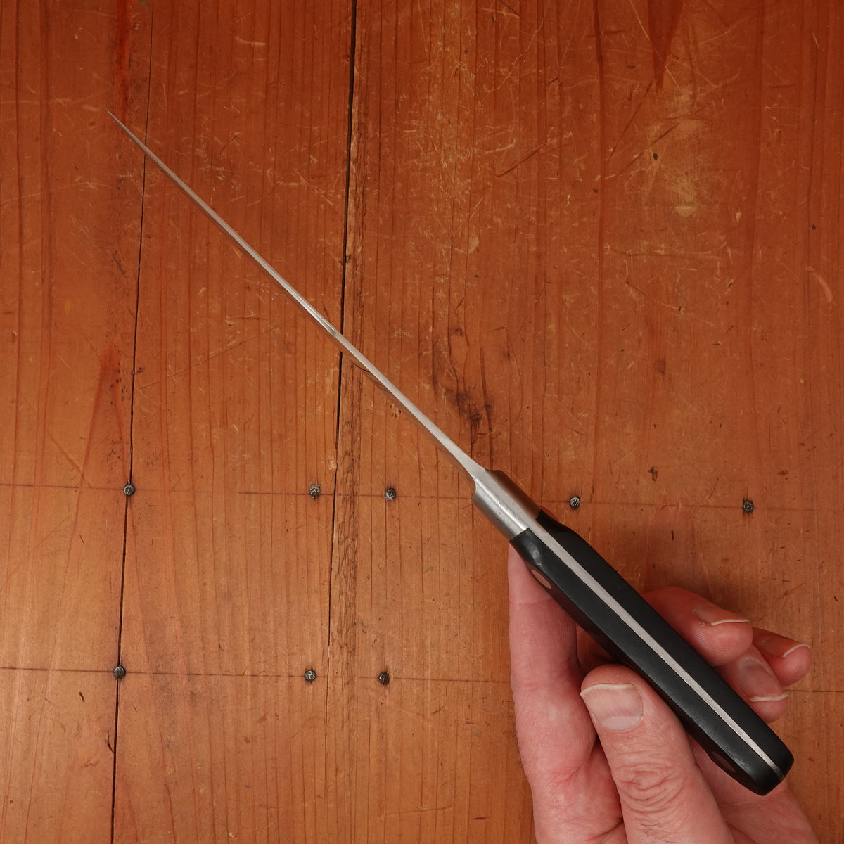 Refurbished Ancienne Maison (Sabatier Trumpet) 14.5cm Boning Knife Stainless Thiers 1950s-60s