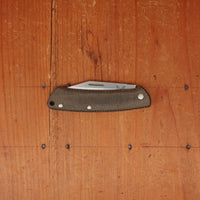 Discontinued Benchmade 318 ‘Proper’ Clip Point Slipjoint - Green Micarta