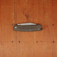 Discontinued Benchmade 318 ‘Proper’ Clip Point Slipjoint - Green Micarta