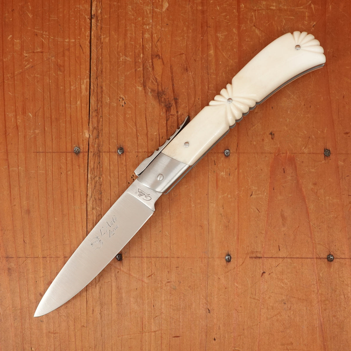 Fontenille Pataud  L'Antò  Corsican Classic 12cm Pinned and Sculpted Cow bone