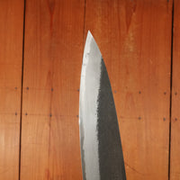 Trade In Mutsumi Hinoura Ajikataya 240mm Gyuto Stainless Clad Shirogami 2 Custom Dark Maple Orig Box & Custom Saya