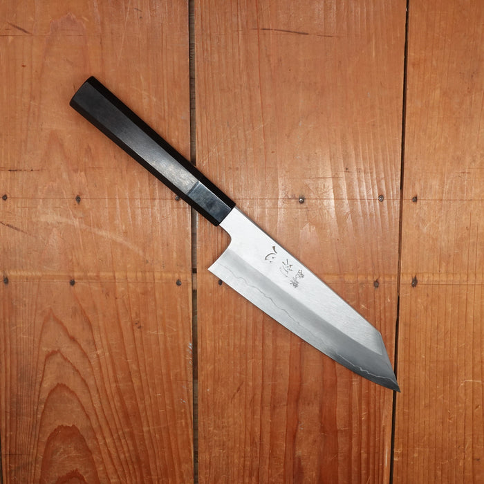 Trade In Hatsukokuro Nakagawa 180mm Bunka Ginsanko Ebony Handle