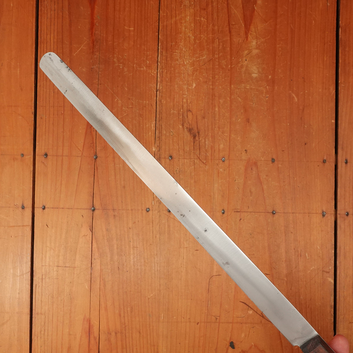 K Sabatier Jeune 11.5" Ham Slicer Carbon Steel Rosewood Thiers 1960s?