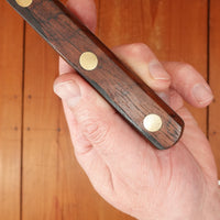 K Sabatier Jeune 11.5" Ham Slicer Carbon Steel Rosewood Thiers 1960s?