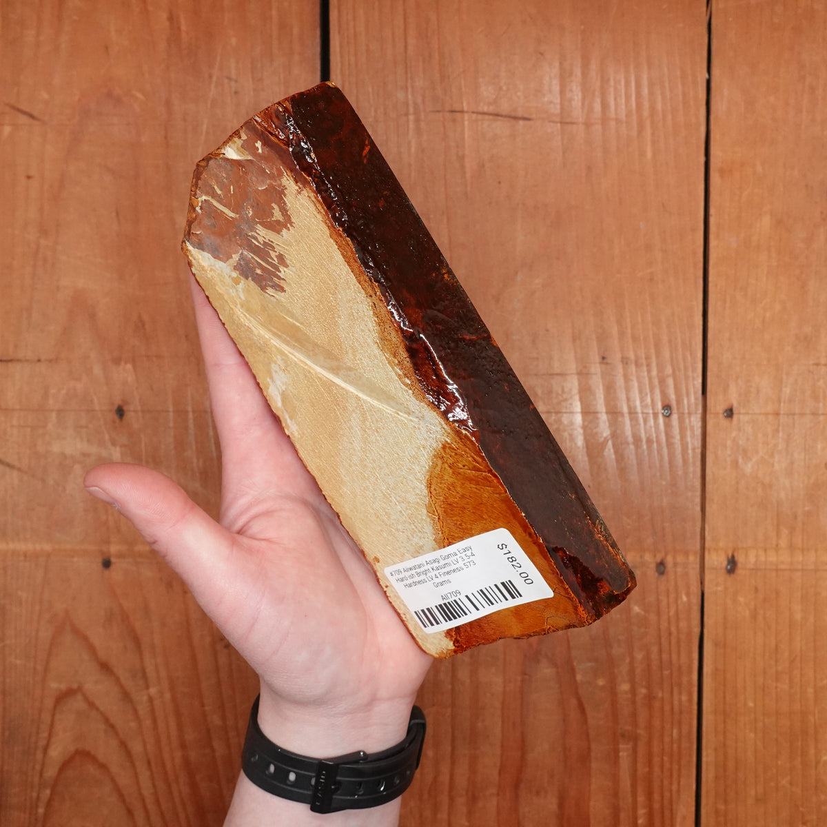 #709 Aiiwatani Asagi Goma Easy Hard-ish Bright Kasumi LV 3.5-4 Hardness LV 4 Fineness 573 Grams