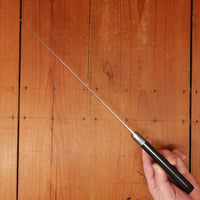 Henry Sears 12" Bullnose Slicer Hand Forged Carbon Steel Ebony ~1920s