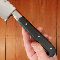 Henry Sears 12" Bullnose Slicer Hand Forged Carbon Steel Ebony ~1920s