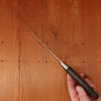 J.A. Henckels 9.5" Nogent Style Chef 100-9" Carbon Steel Fruitwood 1920s-30s *lead warning*