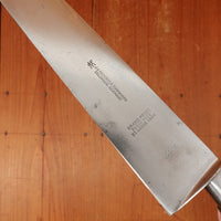 J.A. Henckels 9.5" Nogent Style Chef 100-9" Carbon Steel Fruitwood 1920s-30s *lead warning*