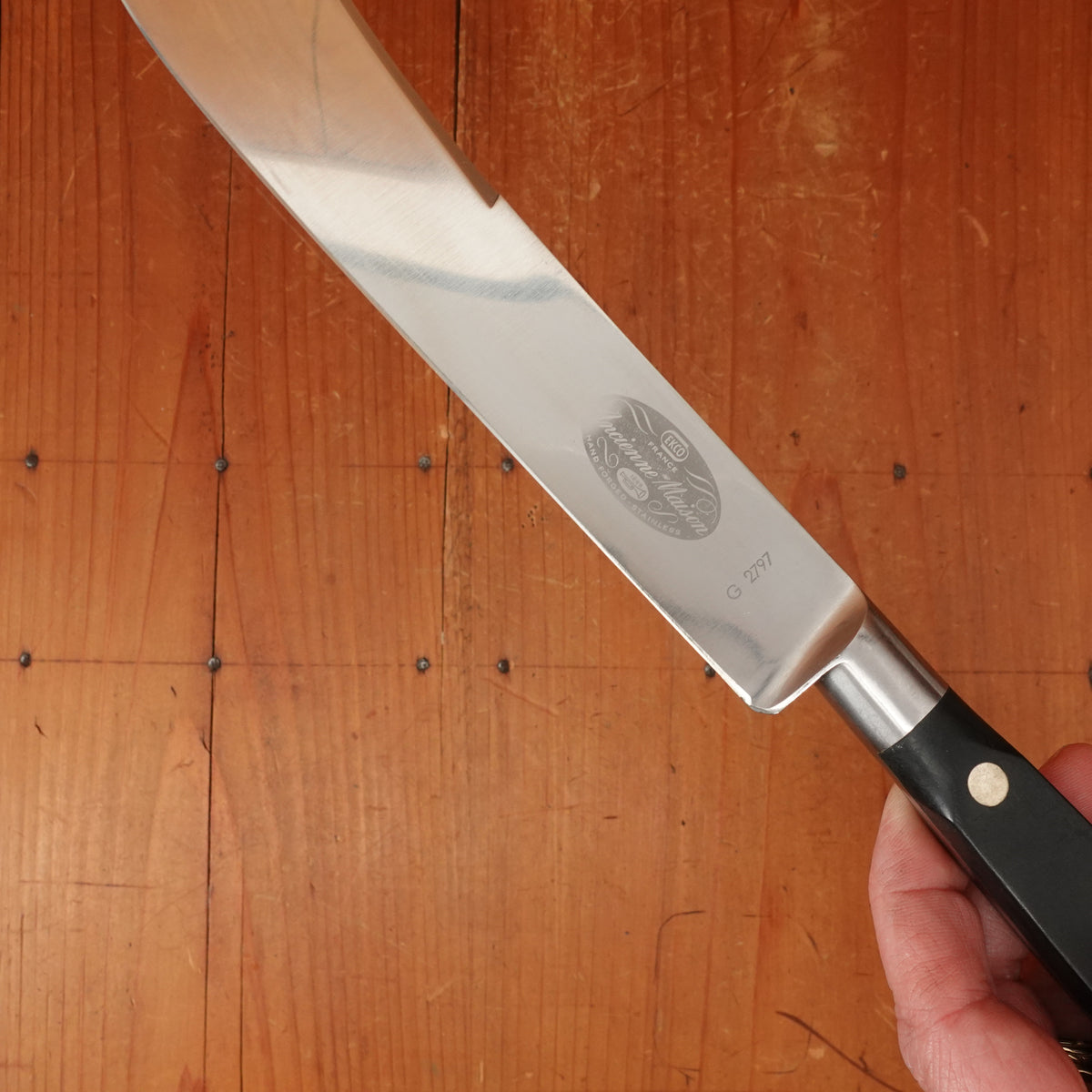 Sabatier Trumpet / Ancienne Maison 8.25” Bullnose Stainless France 1950s-60s