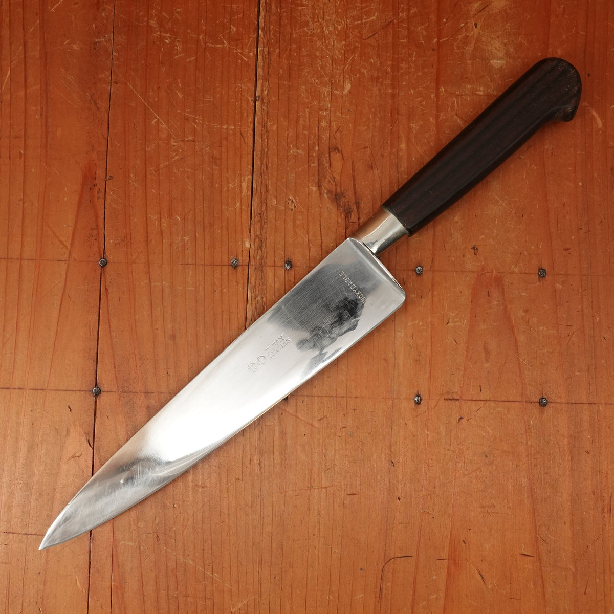 Pinay Portias 7.75" Nogent Chef Knife Stainless Rosewood France ~1930s-50s?