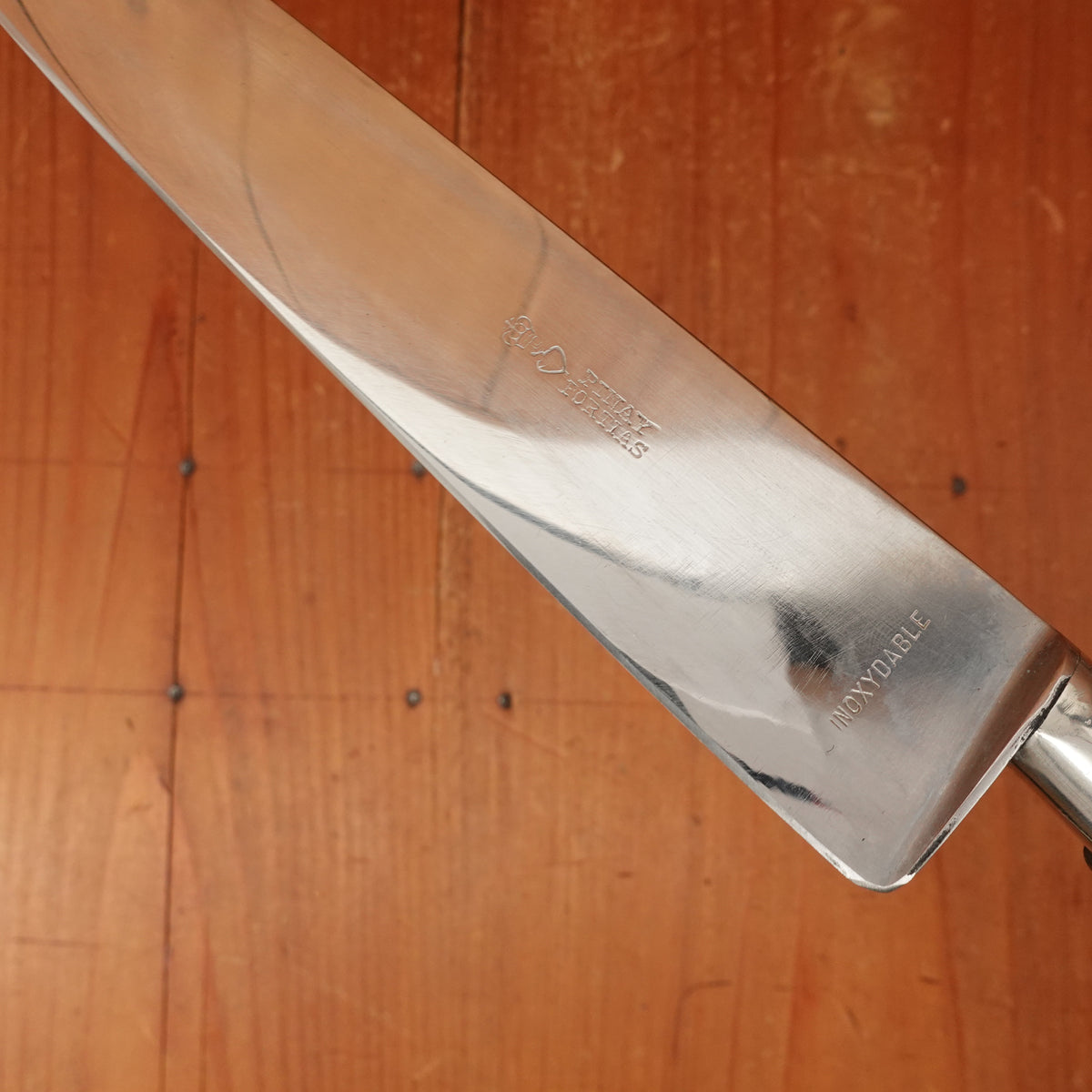 Pinay Portias 7.75" Nogent Chef Knife Stainless Rosewood France ~1930s-50s?