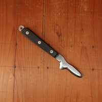 Mysterious French Tool - Bivalves? "LX" Hand Forged Rosette Rivets Carbon Steel Rosewood