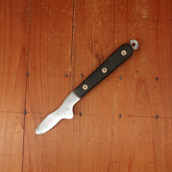 Mysterious French Tool - Bivalves? "LX" Hand Forged Rosette Rivets Carbon Steel Rosewood