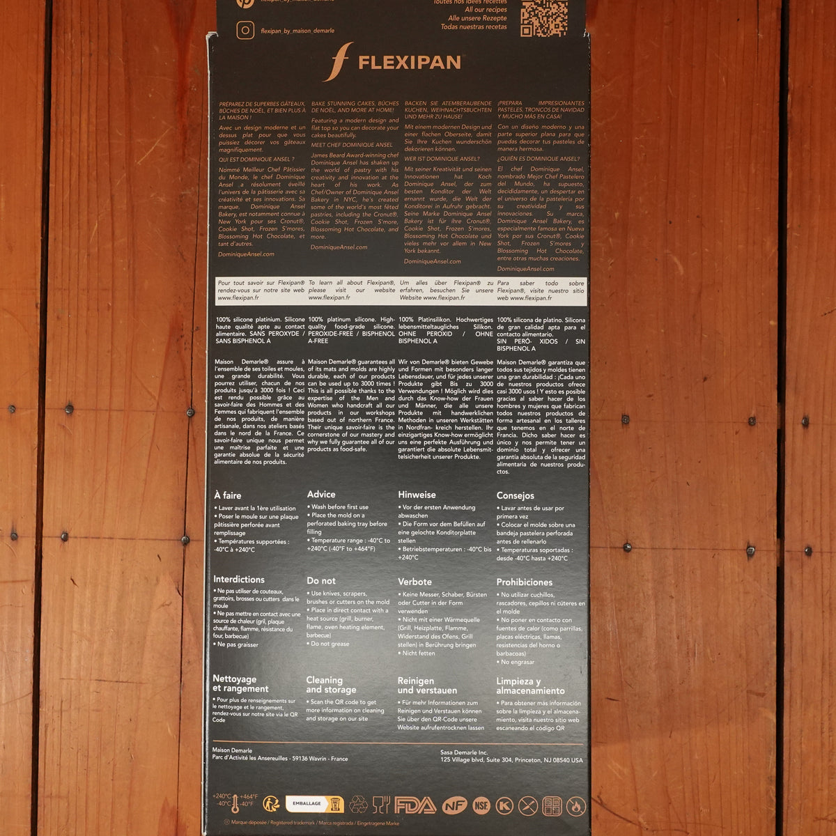 Flexipan® Dominique Ansel’s Pound Cake Mold