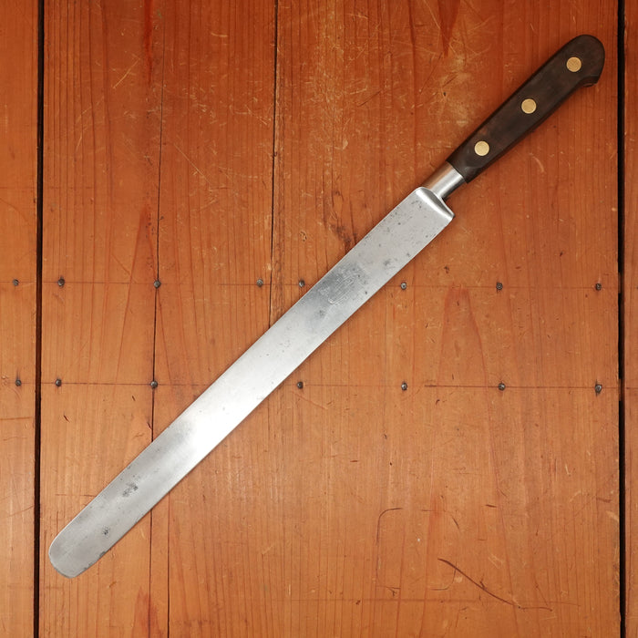 Sabatier Trumpet 12" Round Nosed Slicer Carbon Steel France 1950s