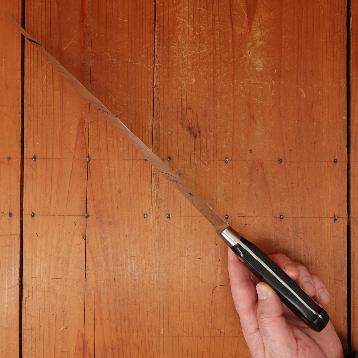 Sabatier Trumpet / Ancienne Maison 12" Tranchelard Slicer Stainless France 1950s-60s