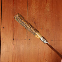 Eureka 9" Carving Knife Carbon Steel Nickel & Stag USA Early 20th c