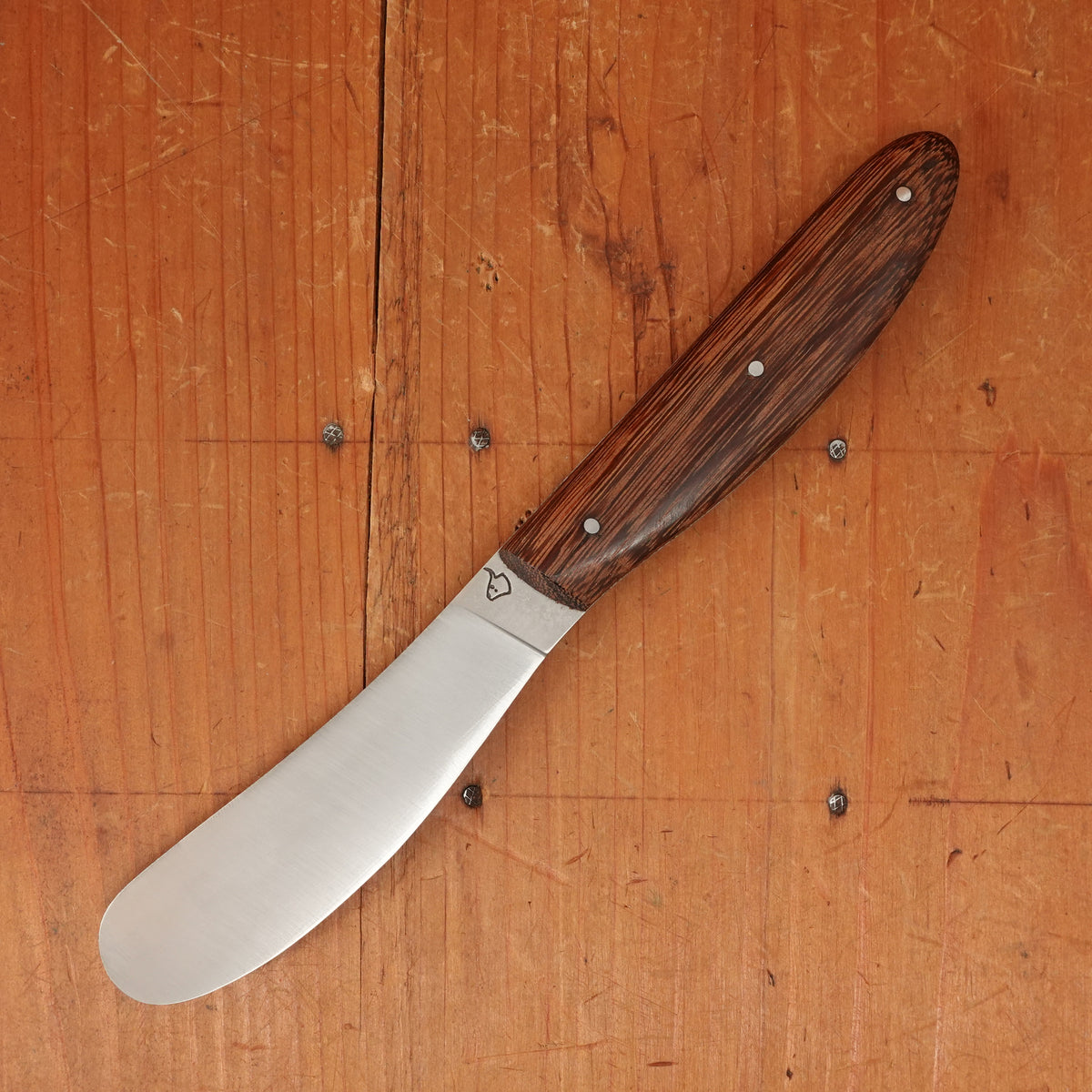 David Margrita 95mm Spreading Knife Stainless & Wacapou - Marseille France