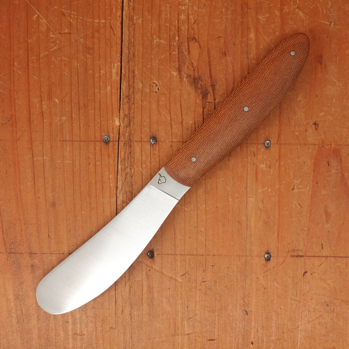 David Margrita 95mm Spreading Knife Stainless & Plane Wood - Marseille France