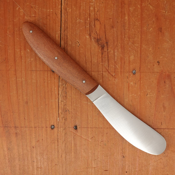 David Margrita 95mm Spreading Knife Stainless & Plane Wood - Marseille France