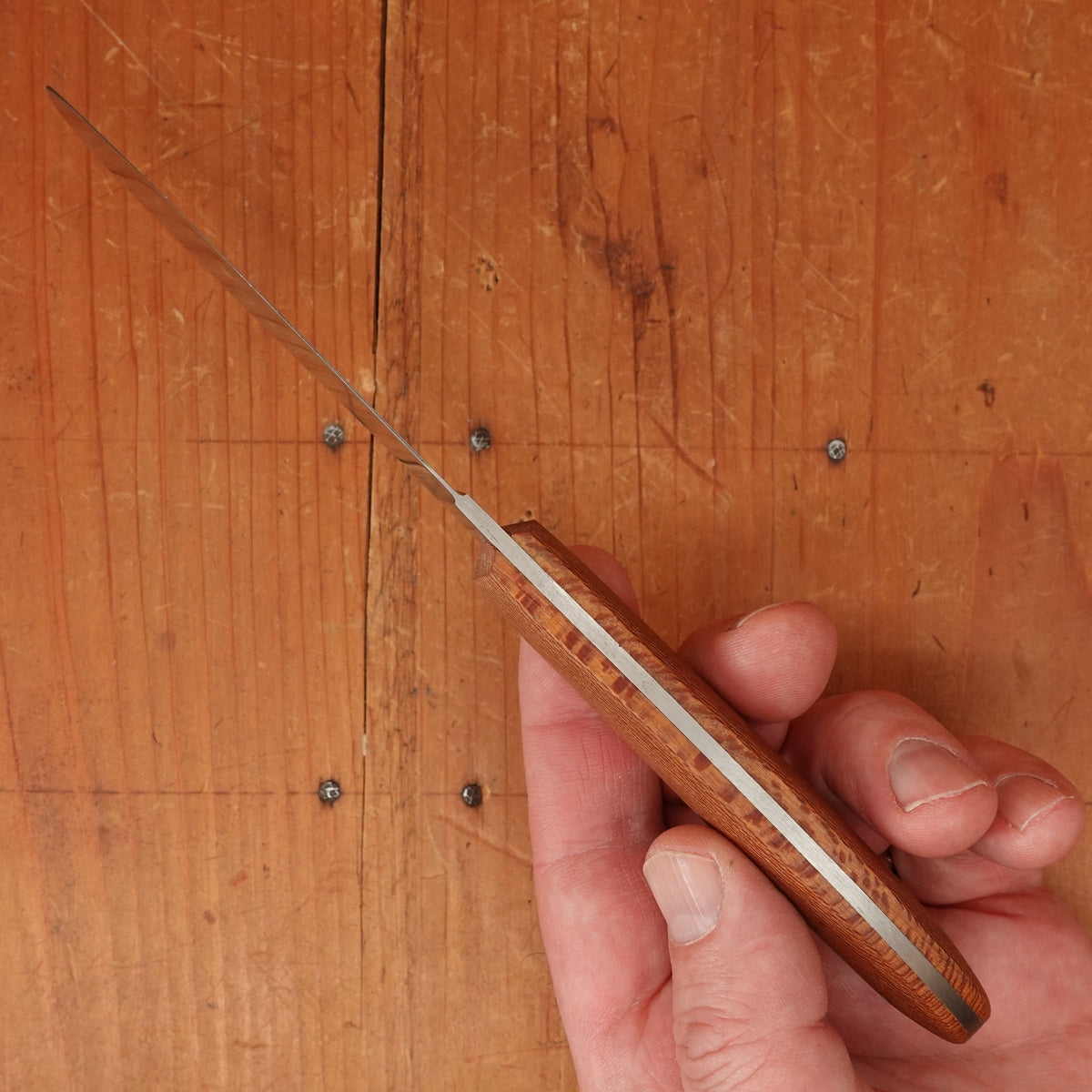 David Margrita 95mm Spreading Knife Stainless & Plane Wood - Marseille France