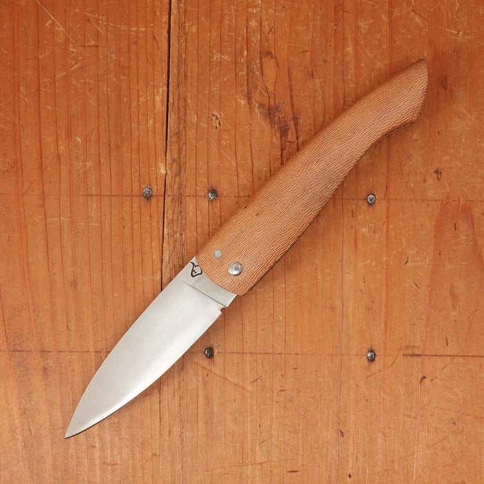 David Margrita Capuchin 11cm Drop Point Stainless Friction Fit Plane Wood