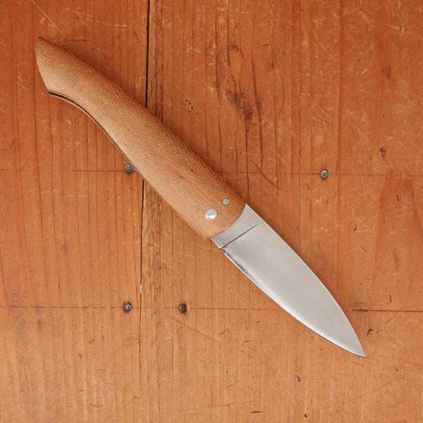 David Margrita Capuchin 11cm Drop Point Stainless Friction Fit Plane Wood