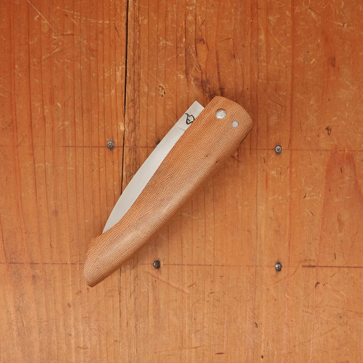 David Margrita Capuchin 11cm Drop Point Stainless Friction Fit Plane Wood