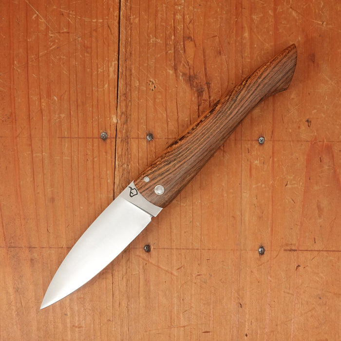 David Margrita Capuchin 11cm Drop Point Stainless Friction Fit Louro Preto Wood