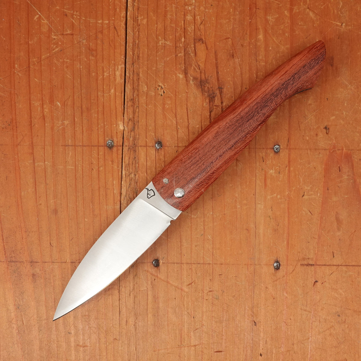 David Margrita Capuchin 11cm Drop Point Stainless Friction Fit Bubinga Wood