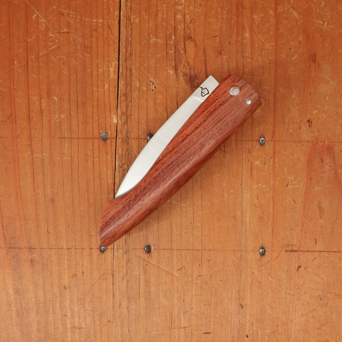 David Margrita Capuchin 11cm Drop Point Stainless Friction Fit Bubinga Wood